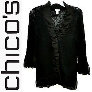 🌸 CHICO'S BUTTON FRONT SWEATER